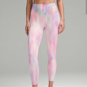 Lululemon Wunder Train High-Rise Tight 25" Psychedelic Wash Multi